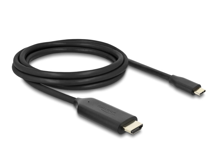Delock USB Type-C™ zu HDMI Kabel (DP Alt Mode) 8K 60 Hz mit HDR Funktion 2 m schwarz