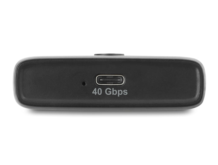 Delock USB Type-C™ 40 Gbps Gehäuse für 1 x M.2 NVMe PCIe SSD mit Lüfter - werkzeugfrei