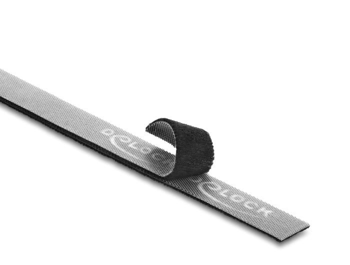 Delock Klettband auf Rolle L 10 m x B 15 mm schwarz