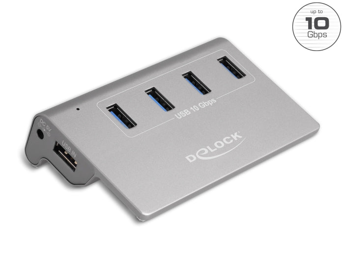 Delock USB 10 Gbps Hub mit 4 USB Typ-A Ports