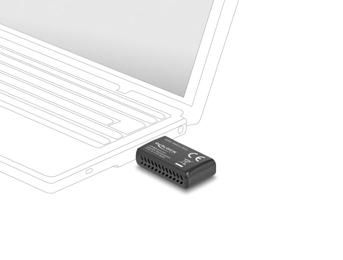 Delock Wi-Fi 6 Dualband WLAN USB Stick AX1800 (1201 + 574 Mbps)