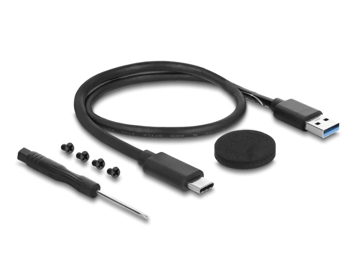 Delock Externes Gehäuse für 2.5″ SATA HDD / SSD mit SuperSpeed USB 10 Gbps (USB 3.1 Gen 2)