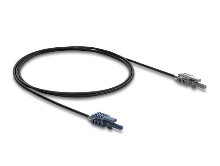 Delock LWL POF Kunststoff Kabel HFBR 4503-4513Z Simplex Stecker zu Simplex Stecker 1 m