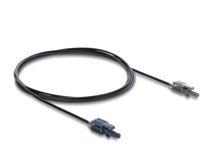 Delock LWL POF Kunststoff Kabel HFBR 4503-4513Z Simplex Stecker zu Simplex Stecker 2 m