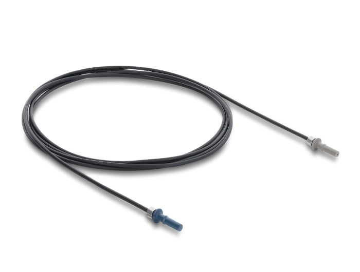 Delock LWL POF Kunststoff Kabel HFBR 4501-4511Z Simplex Stecker zu Simplex Stecker 2 m