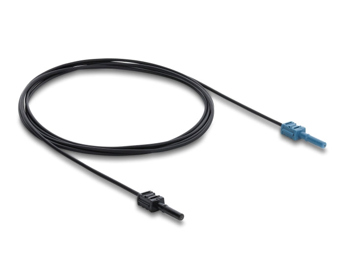 Delock LWL POF Kunststoff Kabel HFBR 4531-4533Z Simplex Stecker zu Simplex Stecker 2 m