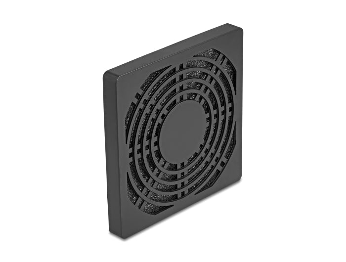 Delock Lüftergitter mit Staubfilter 92 x 92 mm schwarz