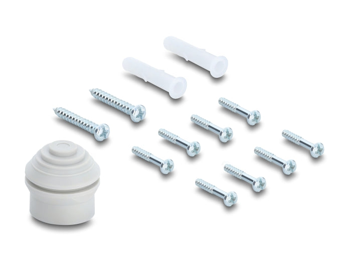 Delock Easy 45 Aufputzgehäuse IP55 wasserfest 6 Port