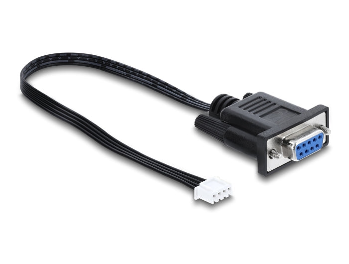 Delock Serielles Anschlusskabel RS-232 D-Sub 9 Buchse zu JST XH 4 Pin Pfostenbuchse 25 cm