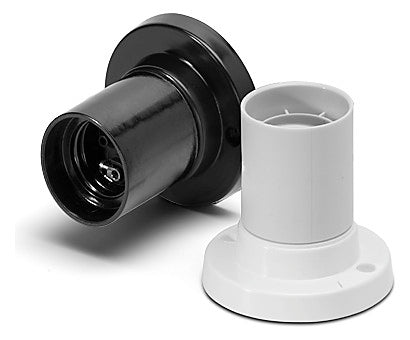 HOUBEN Deckenfassung ws E27 Schraubbef 990641 Kst