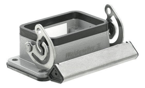 WEIDMÜLLER Anbaugehäuse Längsbügel alu HDC 06B ALU IP66 82x29x68mm oben