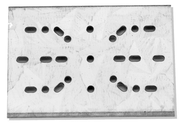 WALRAVEN Fixierplättchen BISMAT 70x52x1 sverz., Zubehör zu BISMAT Schiene