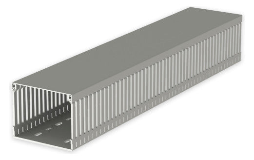 UNEX Verdrahtungskanal 80x100 grau,RAL7035,PVC-M1 80.100.77