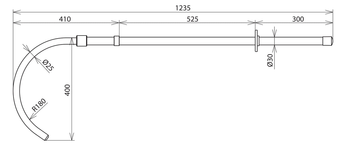 DEHN SE Rettungsstange 1-36kV 1235mm RST 36 1000 30mm Innenr/Frei 410mm