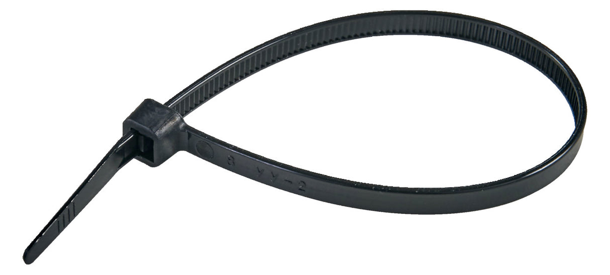 HAUPA Kabelbinder L370mm sw 7,5xx370mm 263030 UVstab -40-145°C KstZunge/Nase