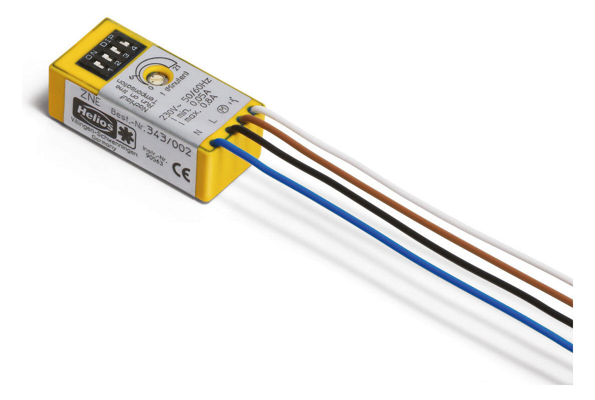 Helios HELIOS-Elektronischer Nachlaufschalter ZNE, m.stufenlos einstellb. Nachlaufzeit | 00342