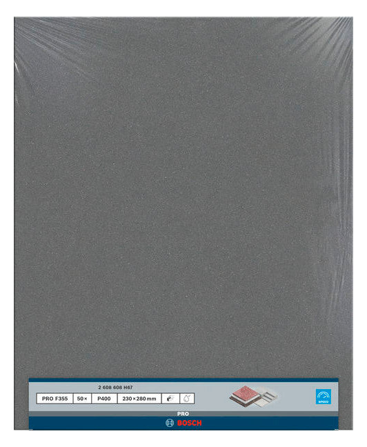 BOSCH-EW Schleifpapier K400 Papier 2608608H67 wasserf 280x230mm