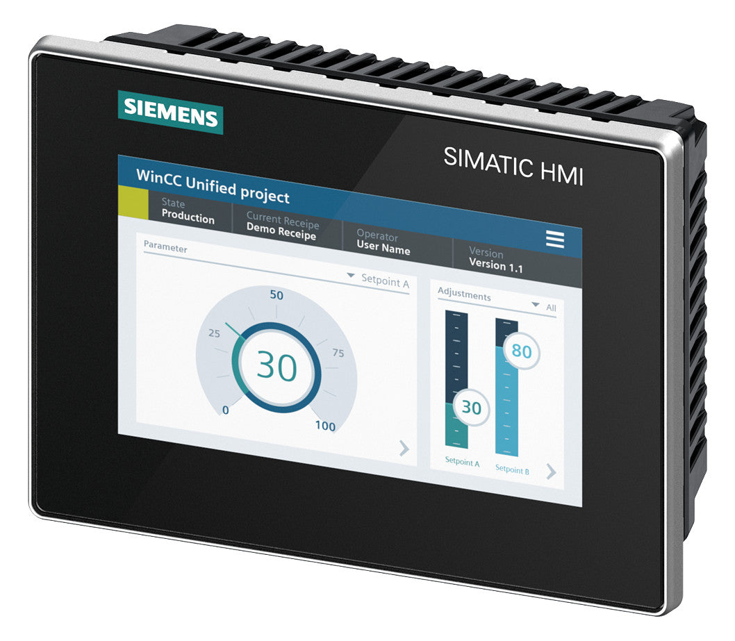 SIEMENS Grafik-Panel m.Farbdisplay DC 6AV2128-3GB06-0AX1 19,2-28,8V 2HW/IE