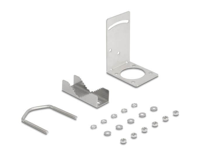Delock 5G LTE MIMO Antenne 2 x N Buchse 2,7 - 9,0 dBi direktional Wand- und Mastmontage outdoor weiß