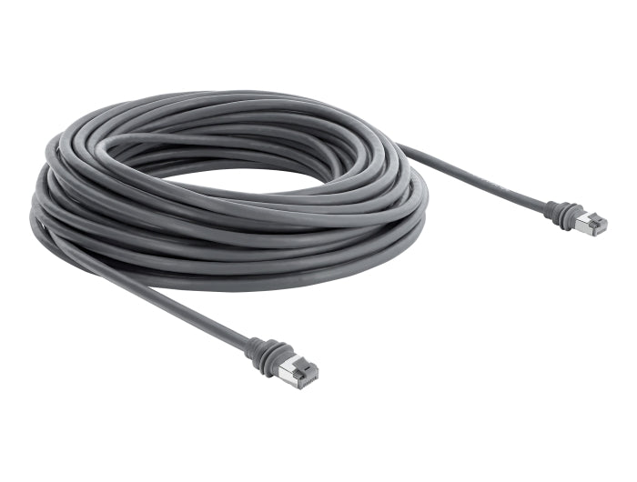 Delock RJ45 Patchkabel Cat.6 kompatibel mit Starlink Gen3 - 15 m grau