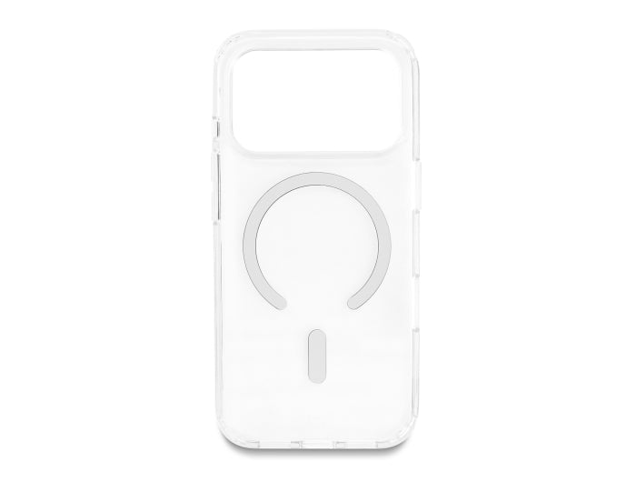 Delock Schutzhülle für iPhone 17 Pro kompatibel mit MagSafe transparent-weiß