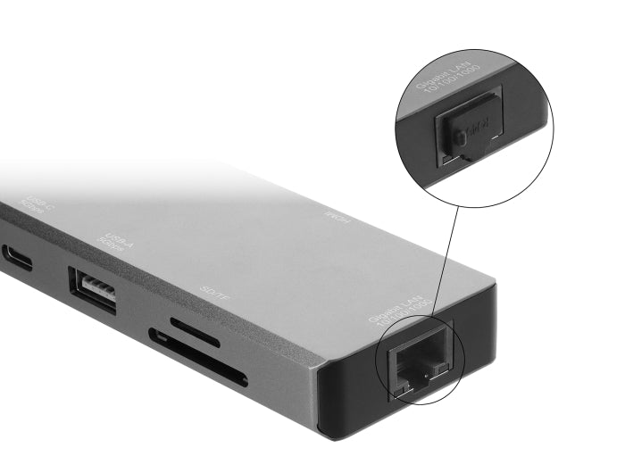 Delock Staubschutz für RJ45 Buchse 10 Stück Silikon schwarz