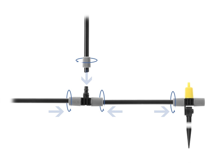 Delock Bewässerungsschlauch 4,6 mm - 10 m für Mikro-Bewässerungssysteme
