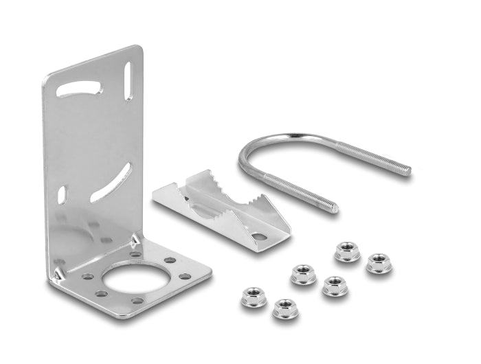 Delock LTE MIMO Antenne 2 x SMA Stecker 8 dBi direktional mit Anschlusskabel RG-58 10 m weiß outdoor