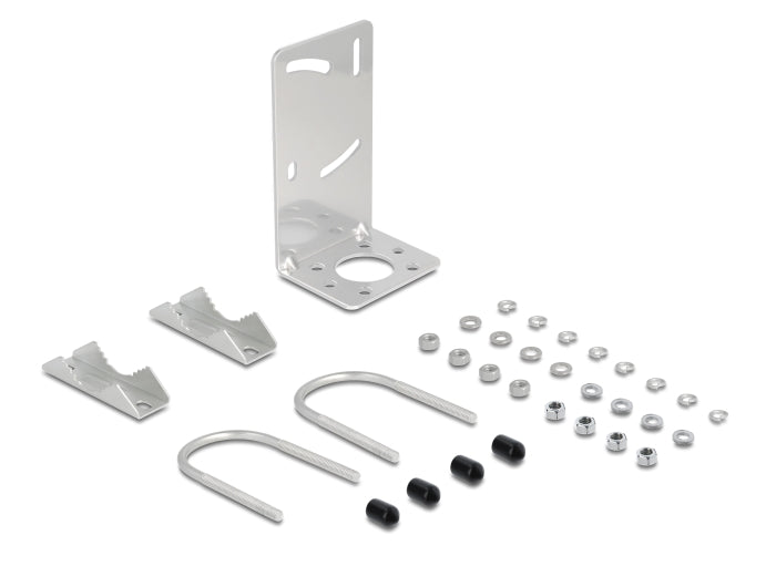 Delock WiFi 2,4 GHz Antenne N Stecker 8 dBi direktional mit Anschlusskabel RG-58, 50 cm weiß outdoor