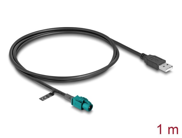 Delock Kabel HSD Z Buchse zu USB 2.0 Typ-A Stecker 1 m