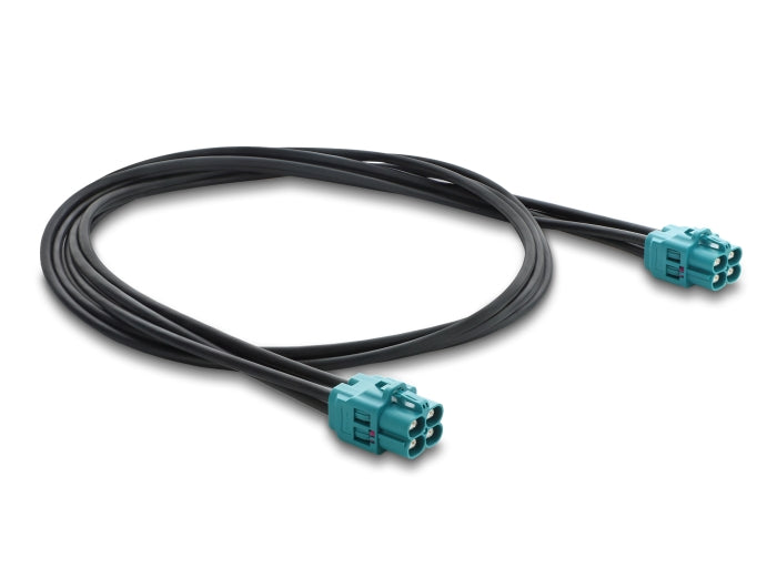 Delock Kabel Easy HighspeedData Z quad Buchse zu Easy HighspeedData Z quad Buchse 1 m