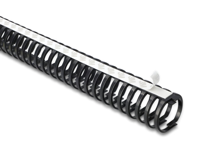Delock Kabelkanal Flexibel selbstklebend schraubbar 45 x 46 mm - Länge 50 cm schwarz