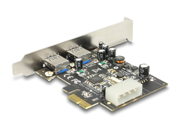 Delock PCI Express x1 Karte zu 2 x extern USB 5 Gbps Typ-A Buchse