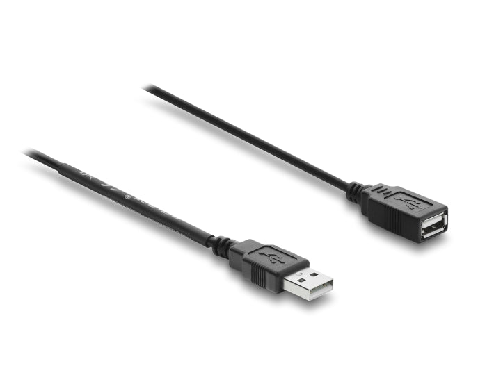 Delock USB Stromversorgungskabel Typ-A Stecker zu Buchse mit Schalter 0,5 m