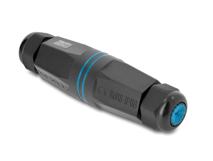 Delock Kabelverbinder für Keystone Module und Kupplungen mit M32 x 1,5 mm Gewinde IP68 staub- und wasserdicht