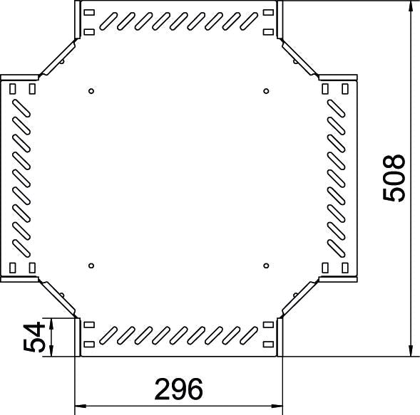 BETTERMANN Kreuzstück Kabelrinne ST RK 330 FT 35x300mm int.Verb
