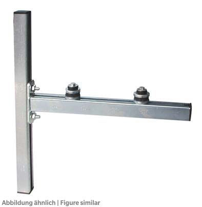 Konsolenset 560mm mit Endkappe, Schallisoliert