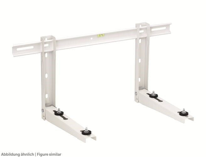 Schienenkonsole MS 263 Wand weiß, 140 kginkl. Zubehör+Nivelliersystem, L=800x465