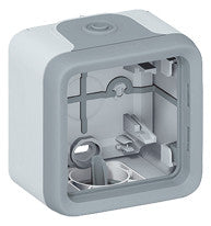LEGRAND Gehäuse AP 1f Kst gr mt AP-Geh Plexo Legrand 069651