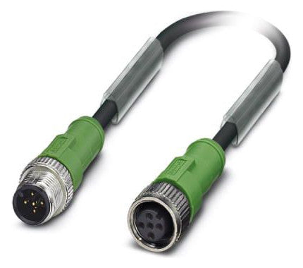 PHOENIX Sensor-Aktorkabel 5p 0,3m M12 SAC-5P-M12MS/0,3-PVC/M12FS Female ger