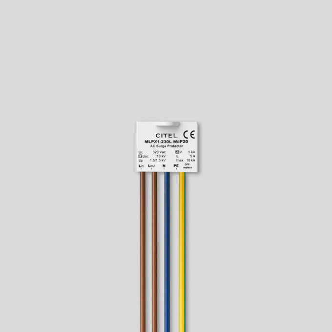 BEGA Überspannungsschutzmodul mehrf CITEL 71045 4x2,5qmm 160mm