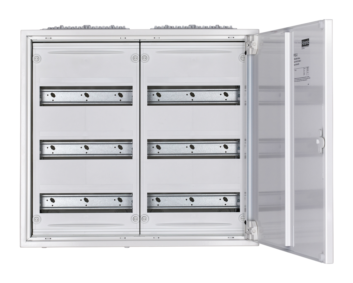 F-Tronic Kleinverteiler AP 3x24TE ST FV2-3 IP31 550x500x165mm DIN-Schiene