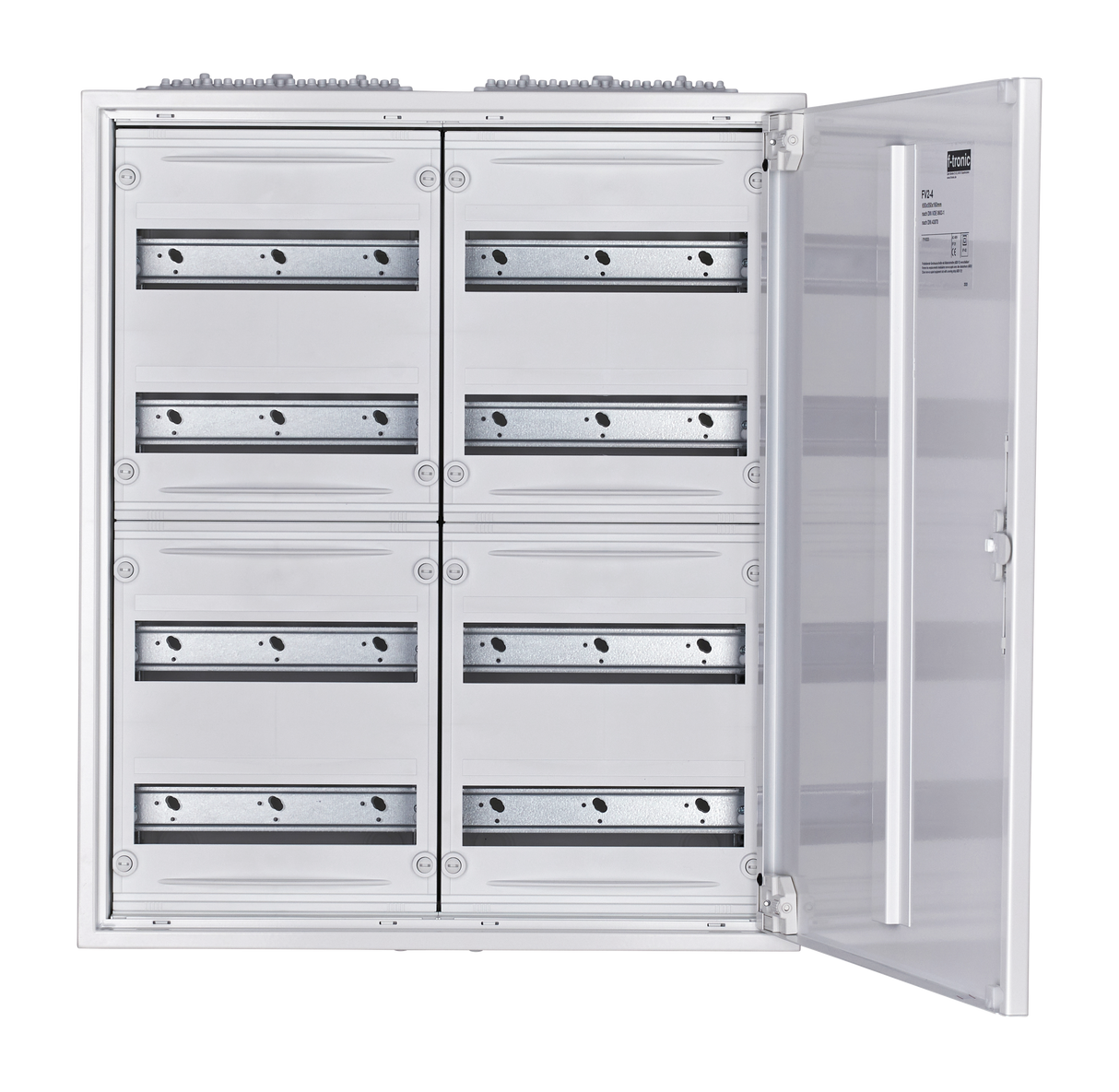 F-Tronic Kleinverteiler AP 4x24TE ST FV2-4 IP31 550x650x165mm DIN-Schiene