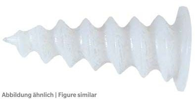 ISO-Spiraldübel ID-BS 95,max.Durchm.32mmL=95mm, für Holz/Blechschr. 8/10mm u. M8