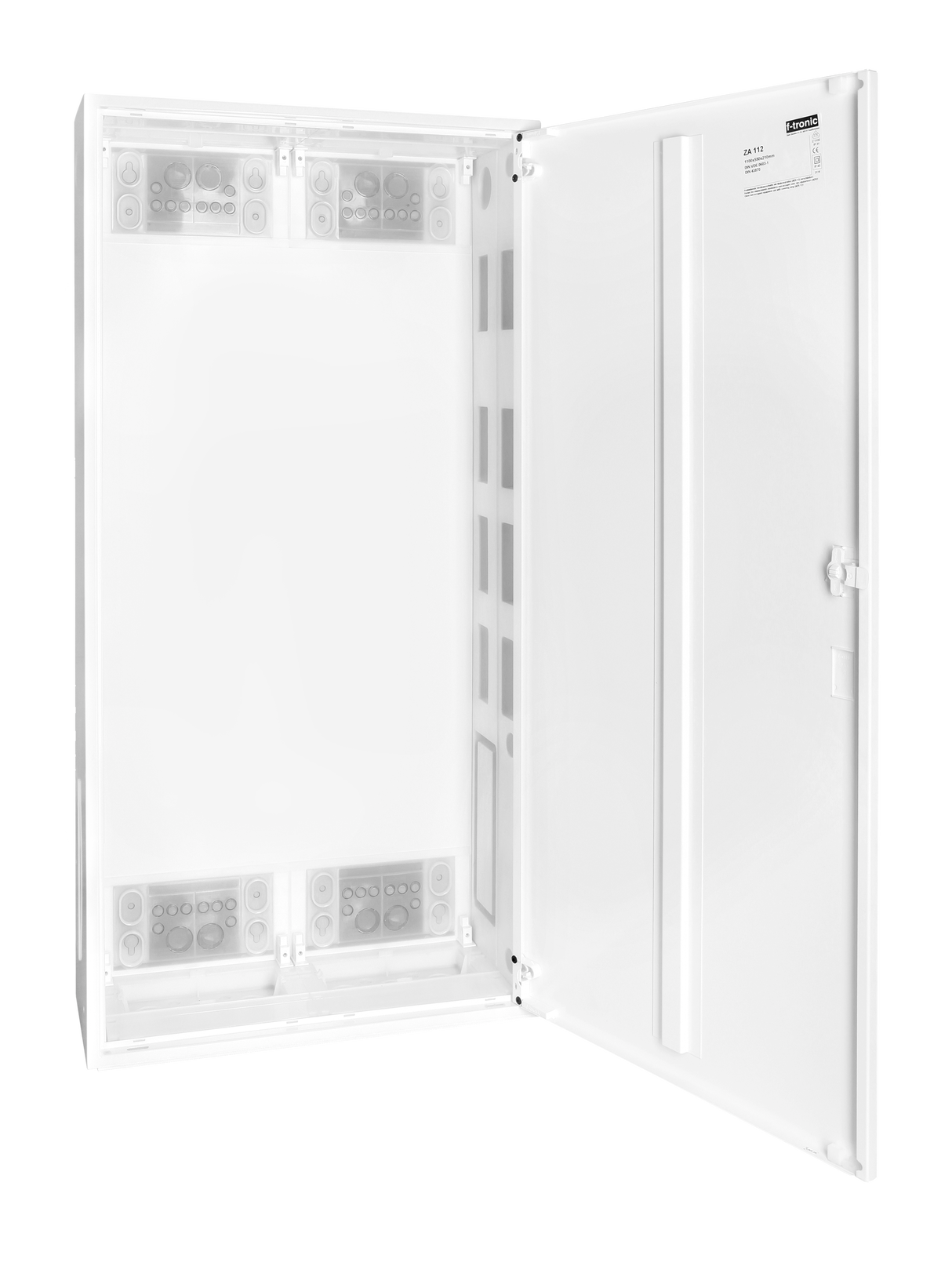 F-tronic Zählergehäuse Aufb IP31 Stahlbl ZA112 550x1100x210mm ET210mm