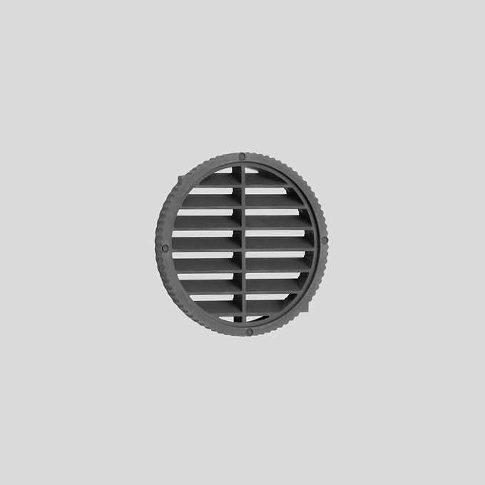 BEGA Leuchtenraster sw mt Kst 43x43x6mm 71375