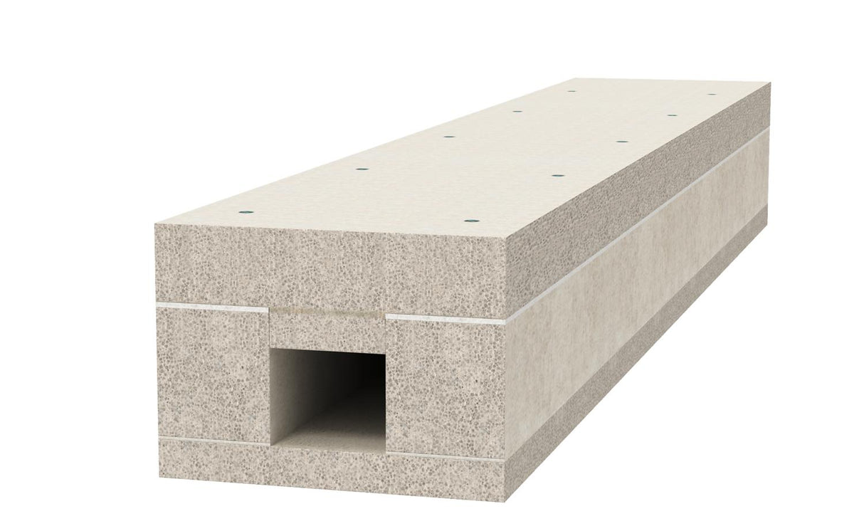 BETTERMANN Brandschutzkanal I120 E90 BSKD12-K0506 180x130mm L1000mm schraub