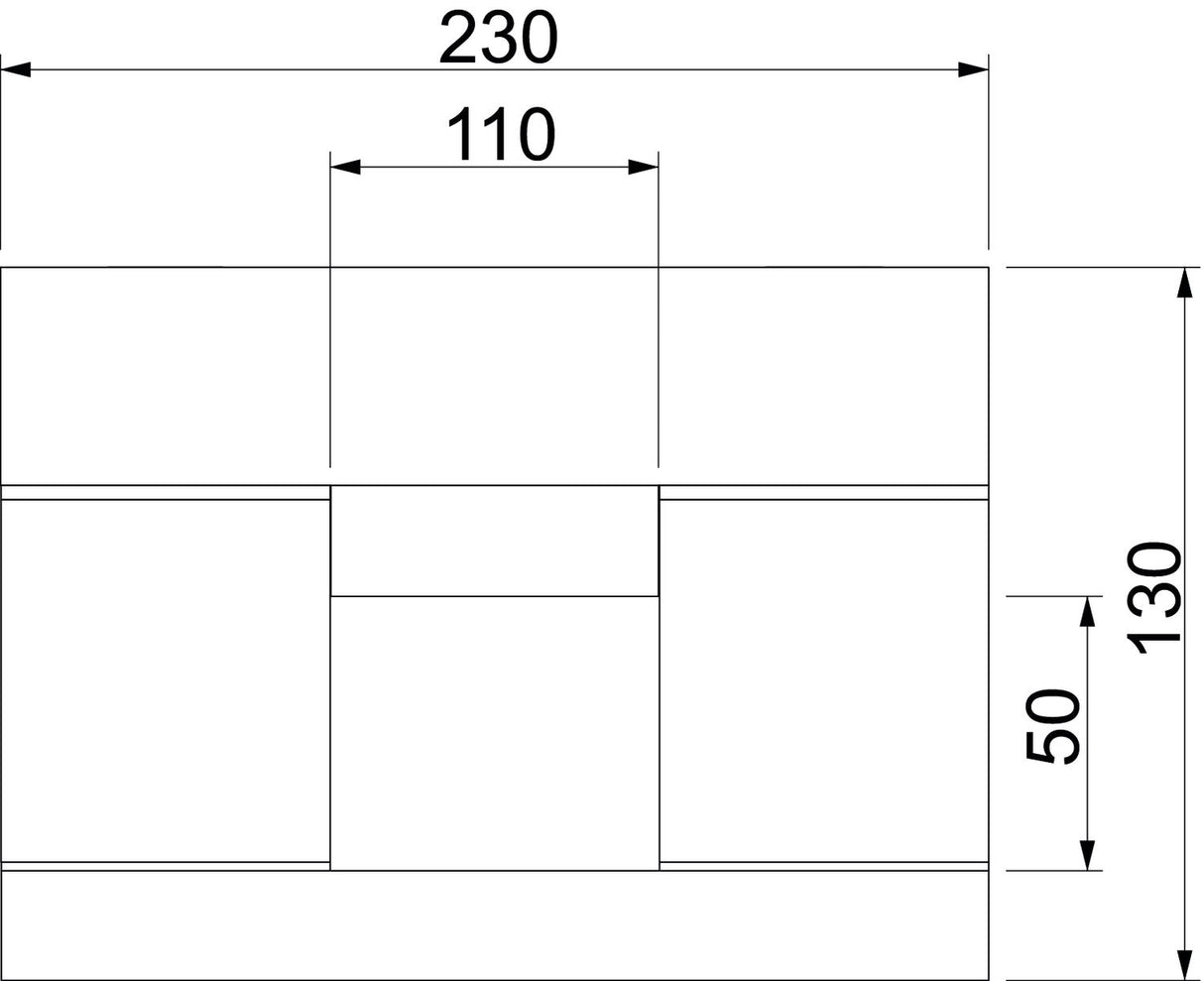 BETTERMANN Brandschutzkanal I120 E90 BSKD12-K0511 230x130mm L1000mm schraub