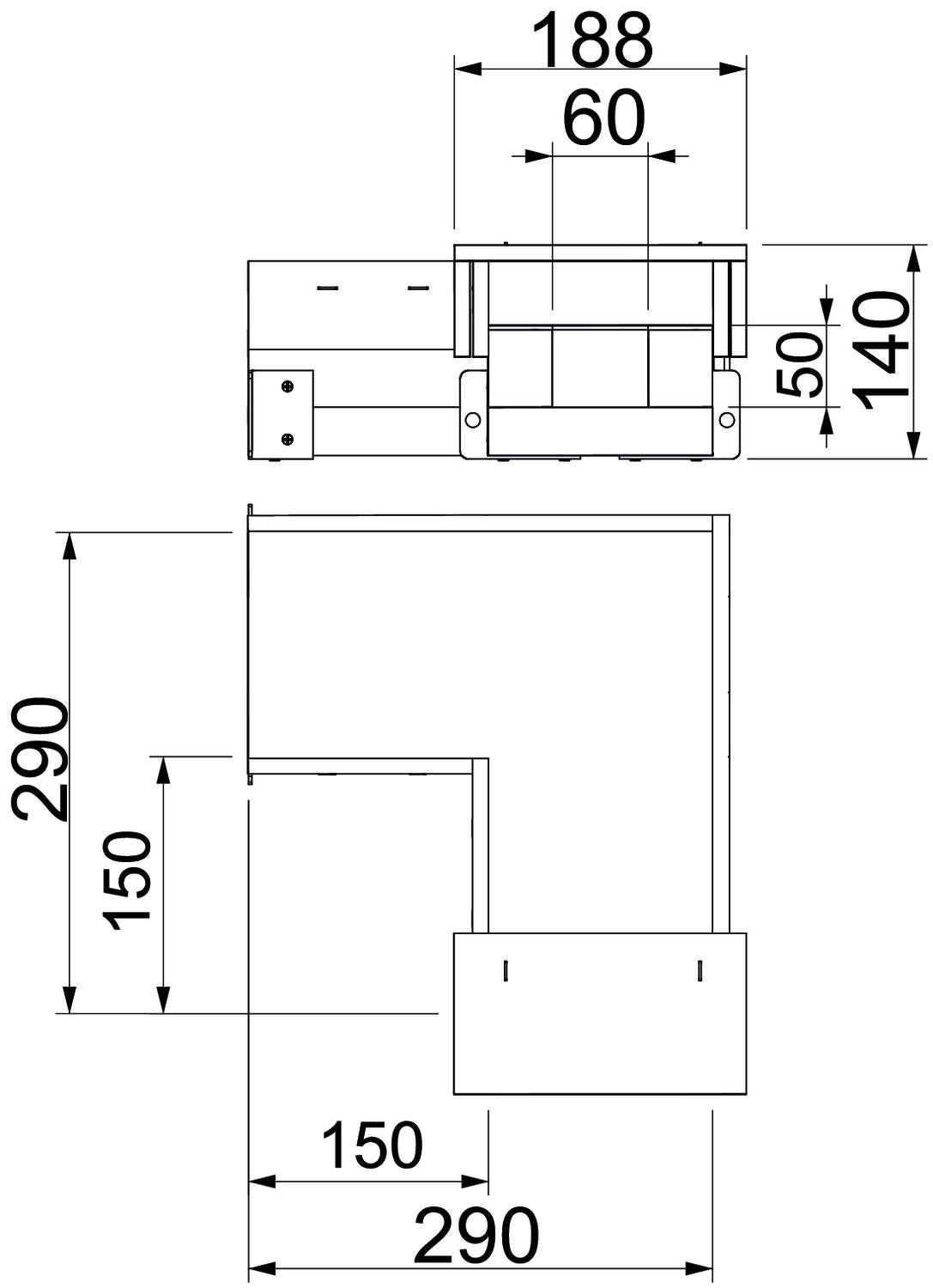 BETTERMANN Zubehör BS-K Bogen BSKH09-B0506