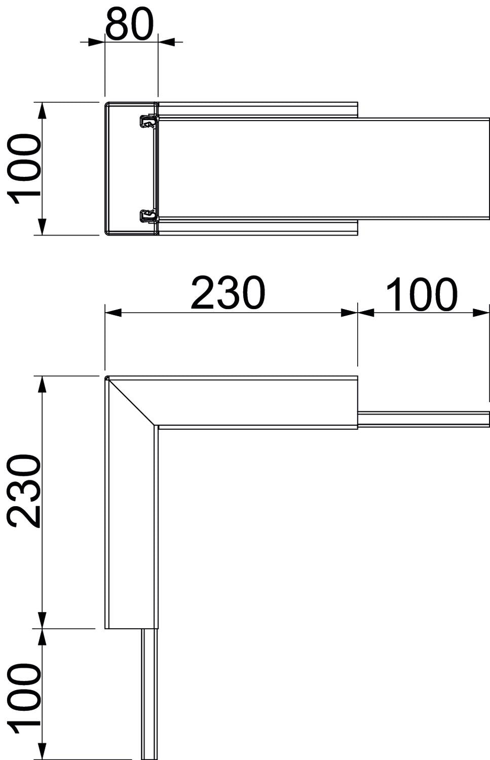 BETTERMANN Inneneck LF-K ST 100x80mm hfr PLM IC 0810 FS UT/OT vz